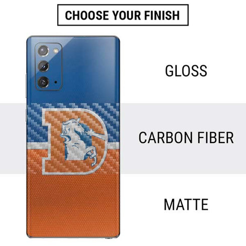 NFL Denver Broncos Vintage Galaxy Note20 5G Skin